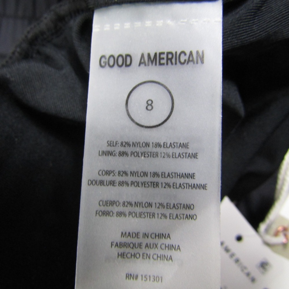 Good American NEW 5XL Size 8 Black Waist Framer One Piece Swimsuit - Picture 4 of 8